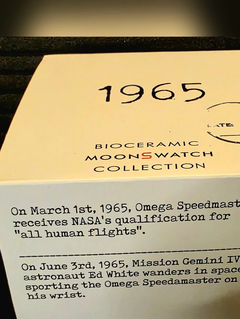 Bioceramic MoonSwatch 1965 (Reference: SO33M106)